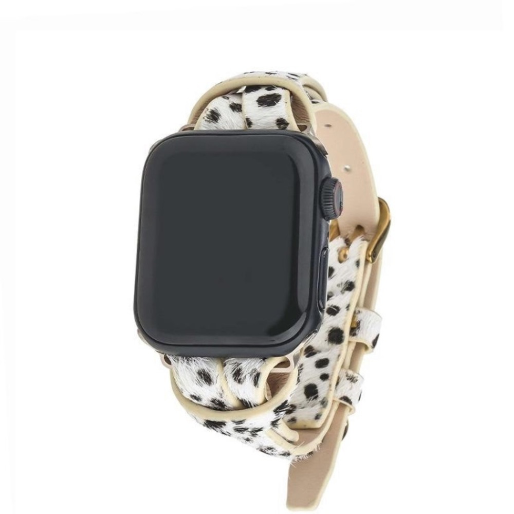 SOLD Victoria Emerson white spotted smart watch strap